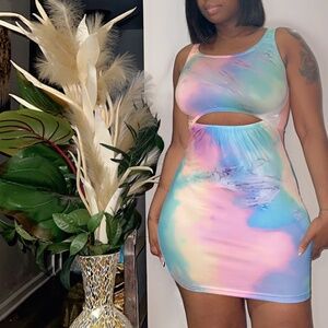 Stretch mini dress